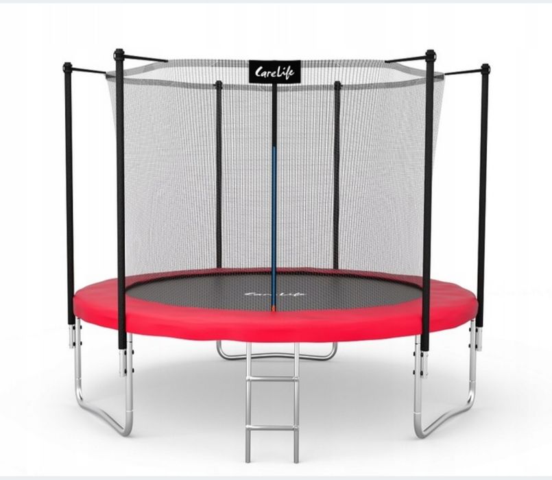 Дитячий батут  252 см з сіткою і драбинкою