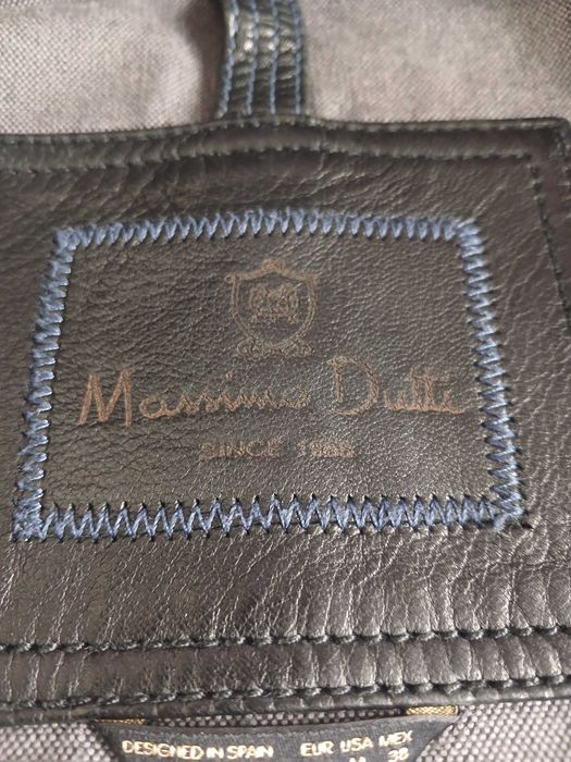 Чоловіча шкіряна куртка Massimo Dutti