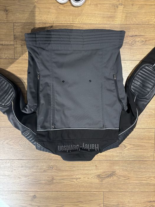Kurtka harley davidson z dodatkiem skory wentylacja rozmiar l