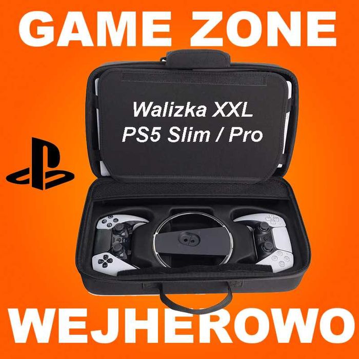 Walizka XXL na konsole PS5 Slim + 2 pady Dualsense Etui Torba podróżna