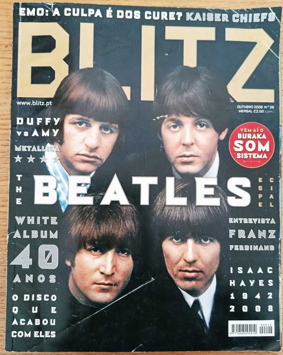BLITZ nº 28 de outubro de 2008 - Beatles, Amy Winehouse, Michael Jackson