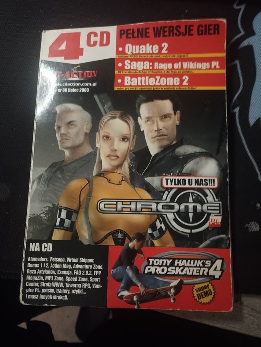 Płyty z grami cd action