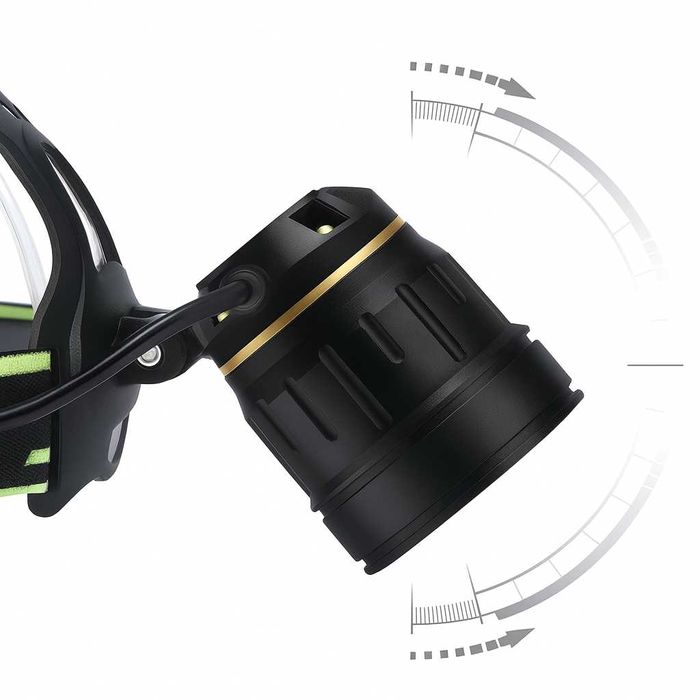 Супер потужний налобний ліхтар колекція BL-A12-3-P90, 1000 м, 3 режими