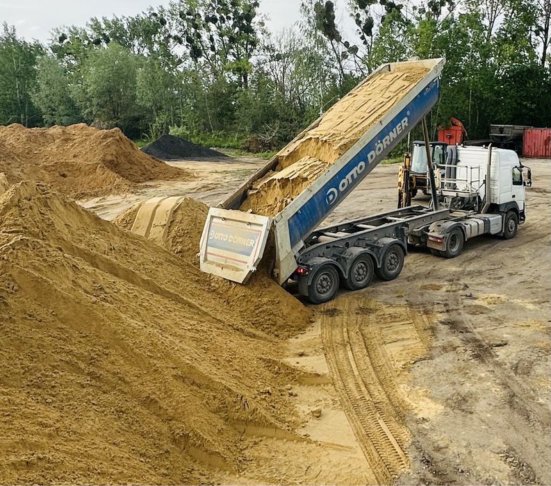 Piasek budowlany zasypowy do fundamentow