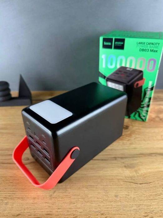 Павербанк 100000mAh(65w) Hoco.Дуже потужний.для ноутбука