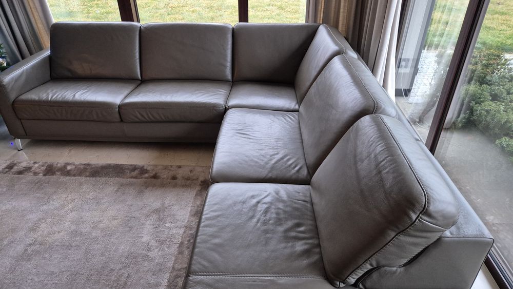 Kanapa tapczan sofa skórzana KLER. Stan bardzo dobry