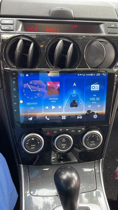 Магнітола mazda 6gg 2003-2008, Android, під камеру заднього виду