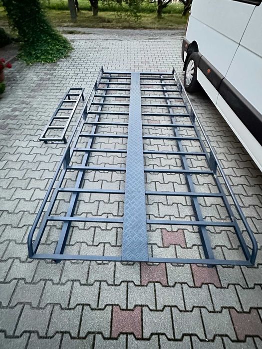 Bagażnik dachowy z rolką, platforma z drabiną do Renault Master L3H2