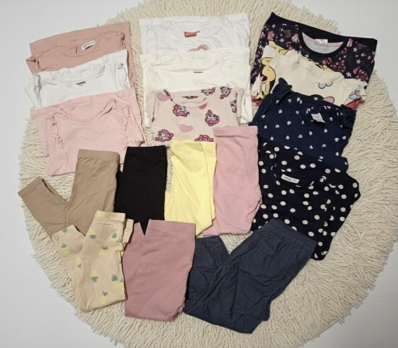 Paka ubranek dla dziewczynki 92 do przedszkola