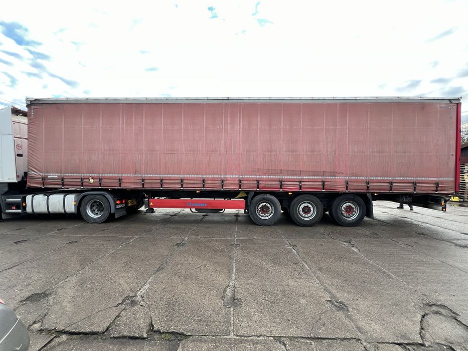 Naczepa Krone firanka podnoszona oś