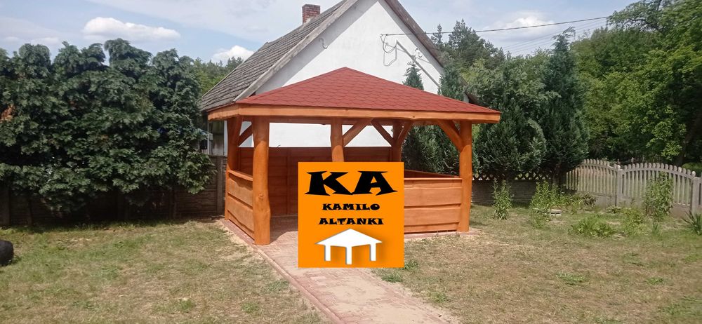 Altanka, Altana, Altanki, Altany na grubym balu ogrodowe