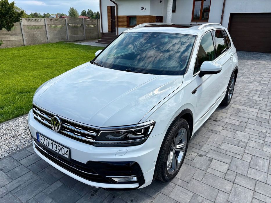 Volkswagen Tiguan VW Tiguan 2.0 TDI DSG R-Line Virtual Panorama Skóra Kamera 360
