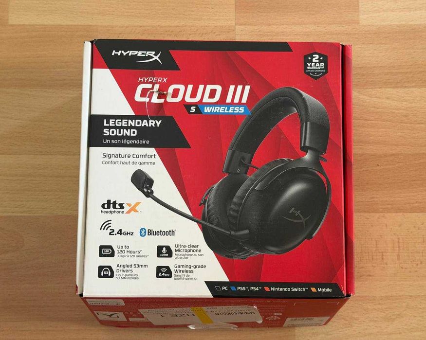 Наушники игровые HyperX Cloud 3 III S Wireless