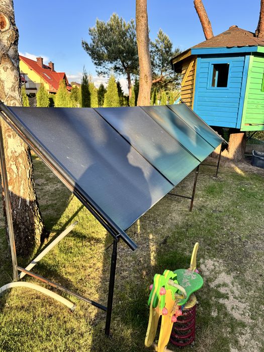 Stelaż i Panel solarny kolektor basenowy 5,4m2 4,5x1,2m