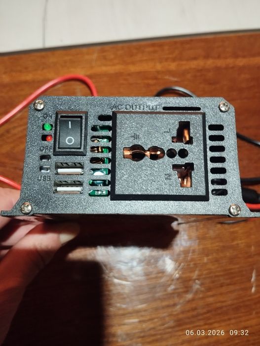 Инвертор от АКБ для быта