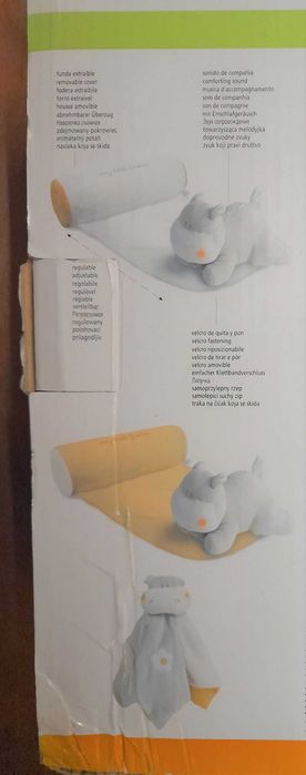 Rolo Posicionador de Bebe com Musica + Doudou - Jané - Novo