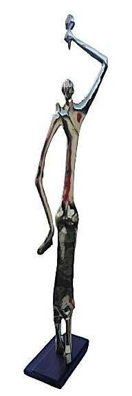 Escultura em Bronze - Ex- Congo Belga 1981