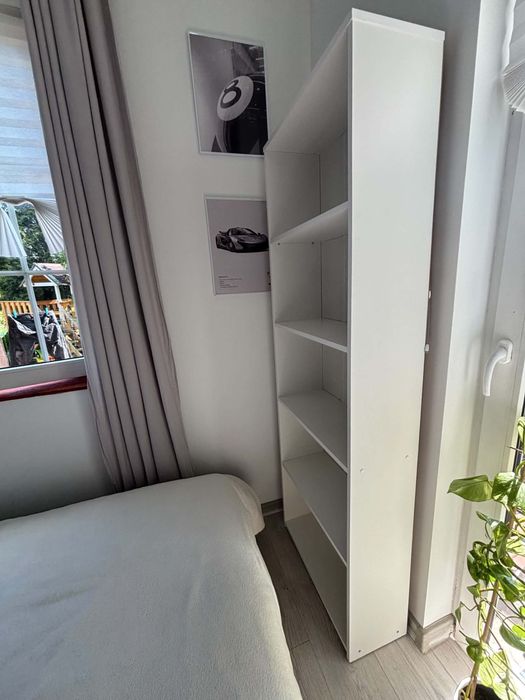 Regal bialy 60x180 polki szafka