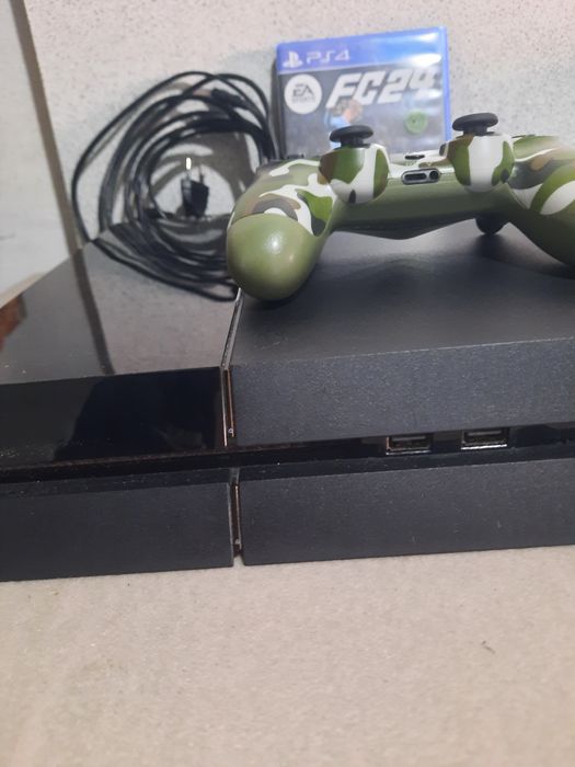 Playstation 4 500gb 1 comando e fc24