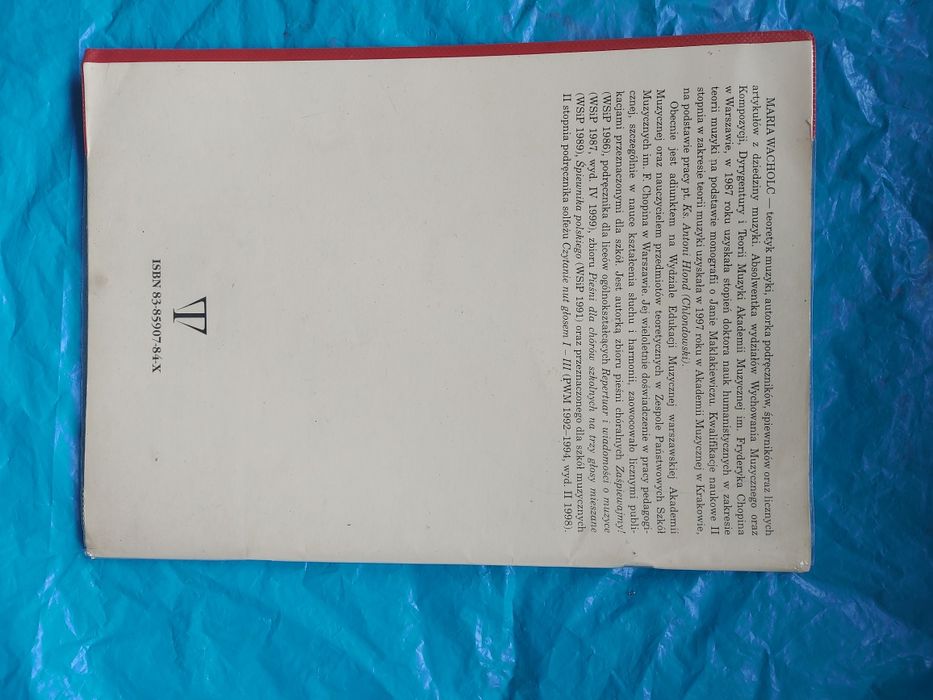 Książka Soffeż Elementarny 2001rok