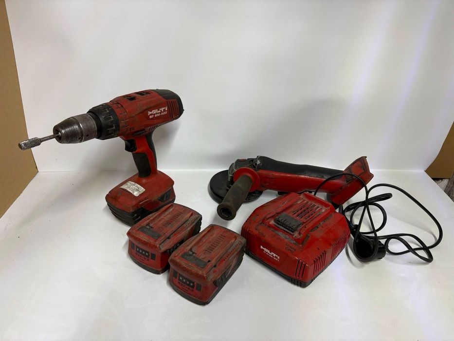 Zestaw Hilti Szlifierka AG 125 A22 + Wkrętarka SF 8M-A22