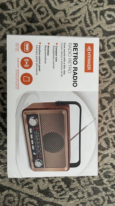 Radio Bluetooth retro nowe!