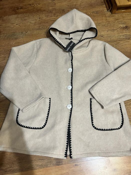 Kurtka narzutka biust 140 rozm 46 48 3xl 4xl