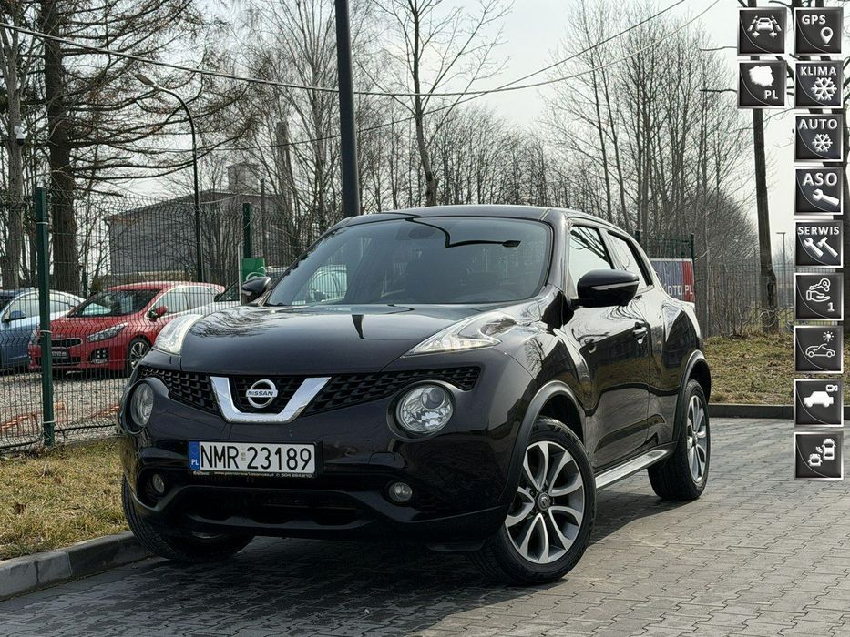 Nissan Juke 1.5 DCI / 110KM LED Nawigacja Kamery360 Martwe Pole Asystent Pasa Ruch