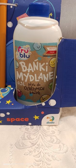 Zestaw do robienia dużych baniek mydlanych