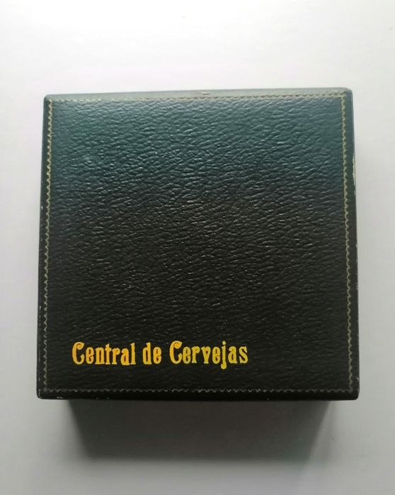 Medalha medalhão estojo Central de Cervejas, Inauguração fábrica 1968