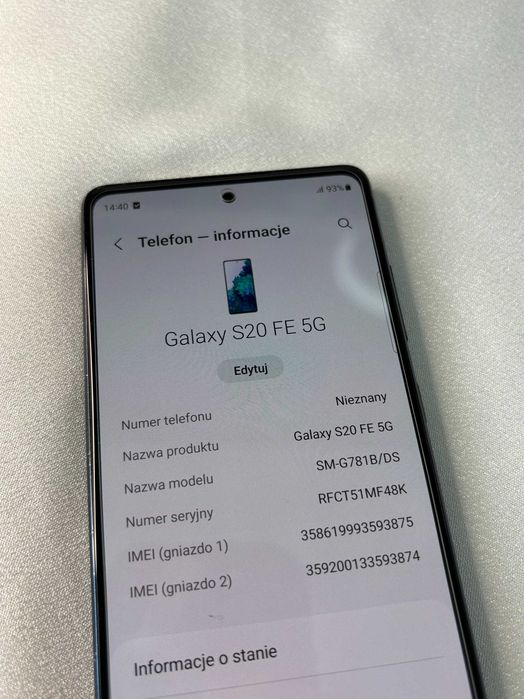 Samsung Galaxy S20 FE 5G