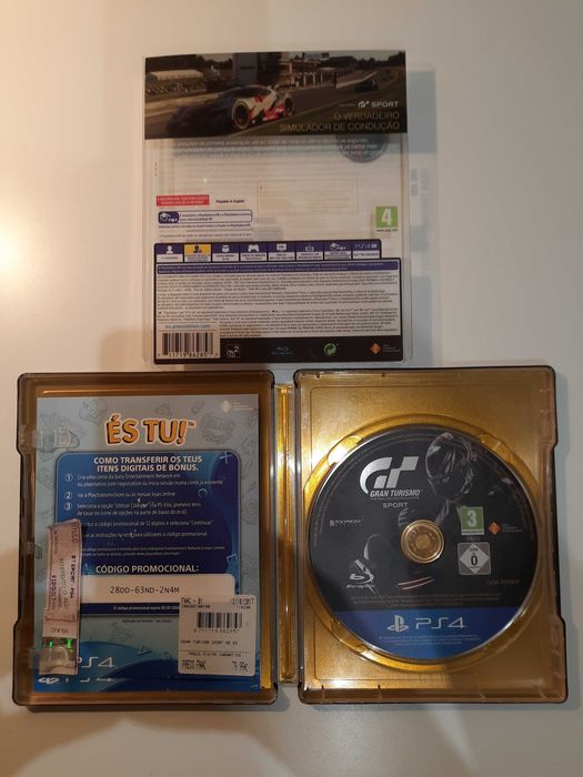 Jogo colecionador PS4 Gran Turismo Sport