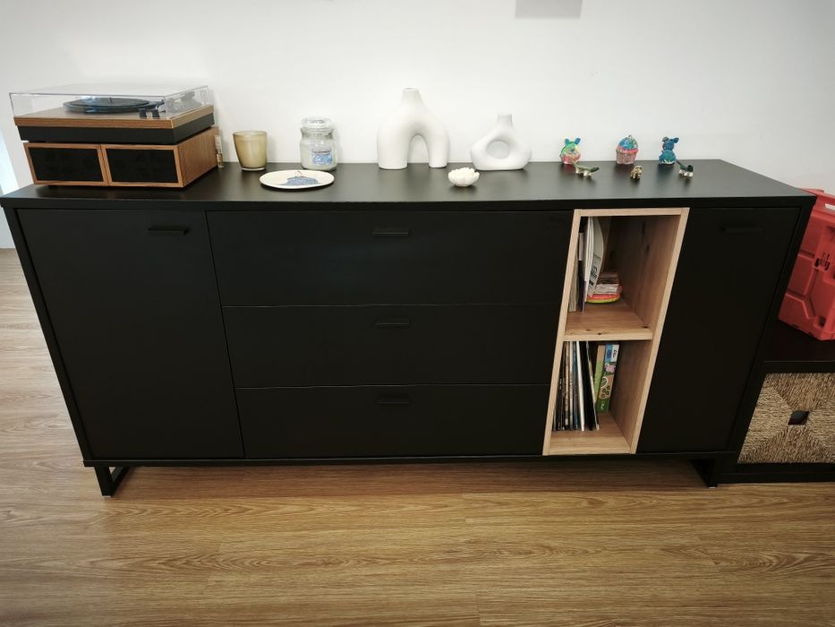 Móvel Aparador Moderno Preto