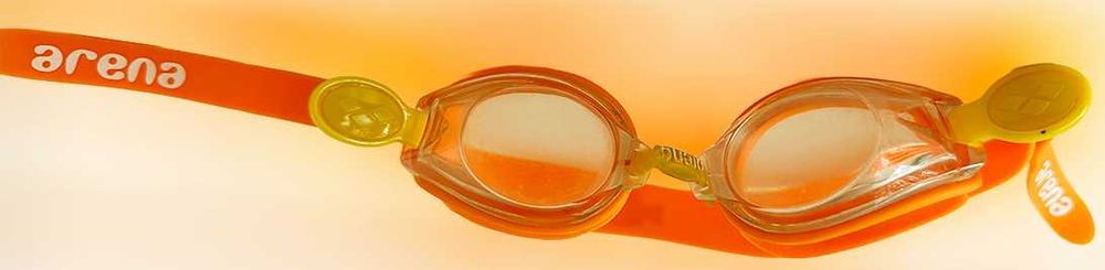 Óculos de Natação Arena Júnior, Laranja,  Novos