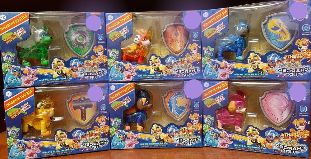 Щенячий патруль, мега цуценята зі світлом, зі значками