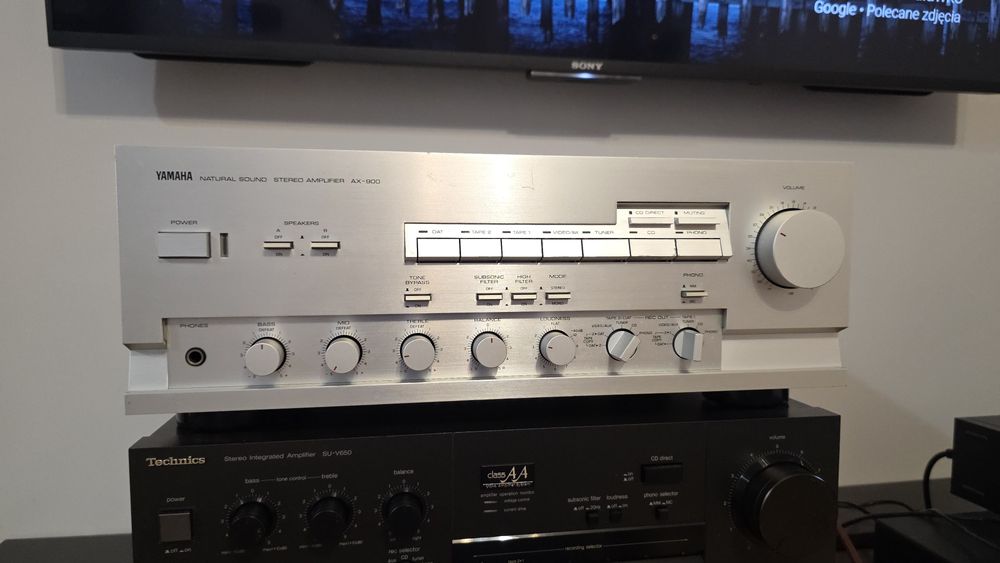 Yamaha AX-900, AX900. Sebrna. Ideał dźwięku i detalu.