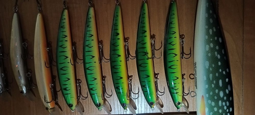 воблери ручної роботи 130 мм 110 мм 90 мм 70 мм