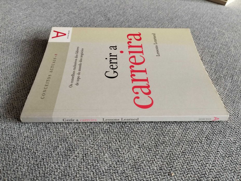 Livro "Gerir a carreira" de Lessons Learned