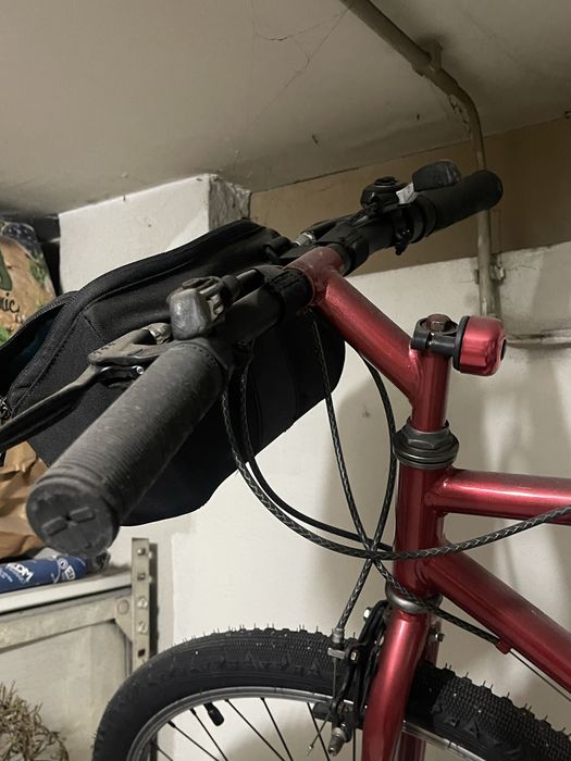 Bicicleta vintage recuperada