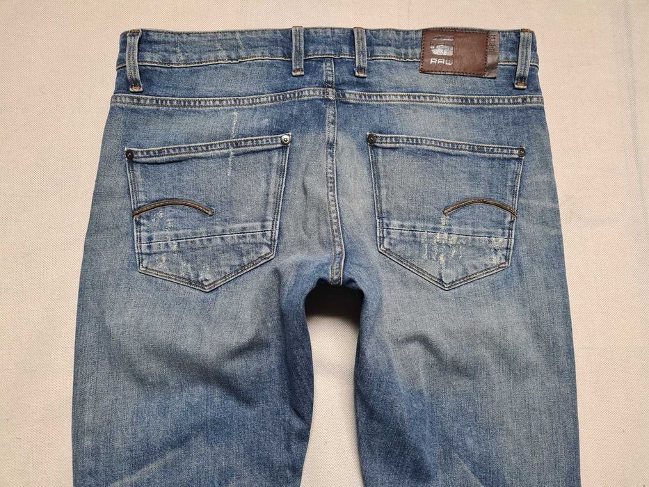 G-STAR RAW - REVEND SUPER SLIM roz. W33L34 (34X34) pas 92 cm IDEAŁ