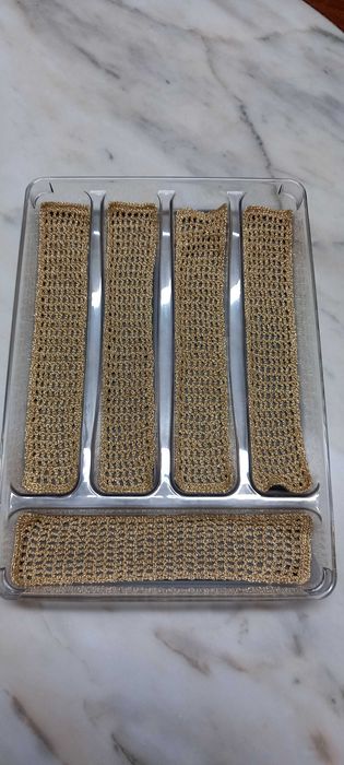 Porta talheres com motivo de natal/cores