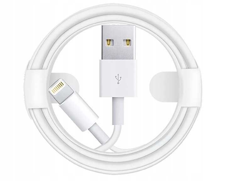 Kabel do Ładowania IPhona 1m 5,6,7,8,X,11,12 Mini PRO USB-A Ładowarka