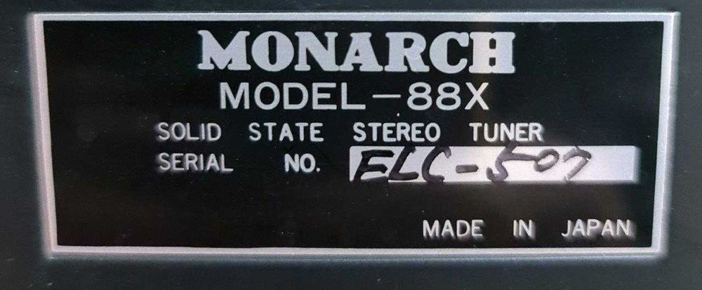 Rádio (88X) MONARCH com 2 colunas Vintage
