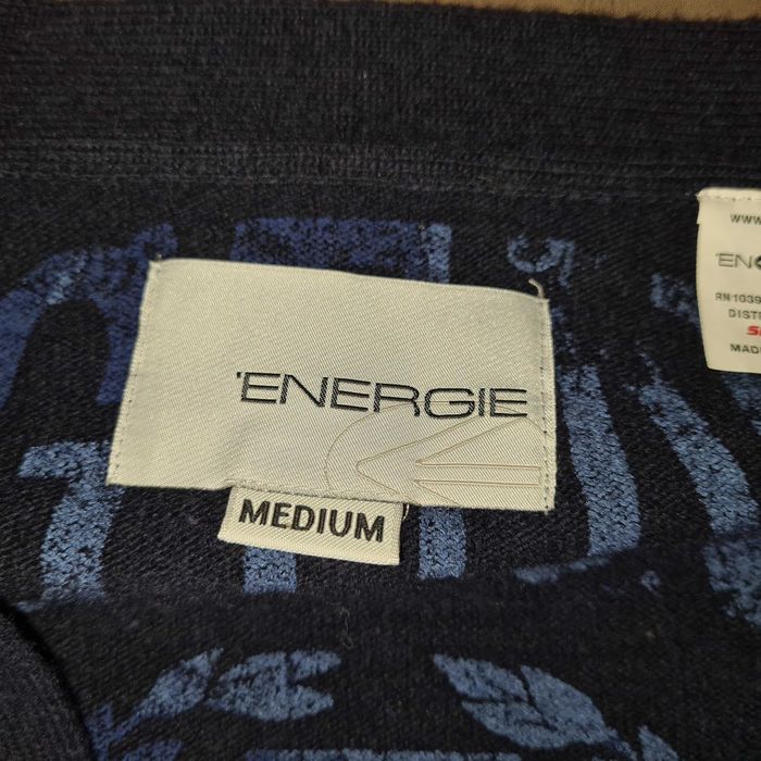 Casaco Malha - Cardigan Energie Azul Escuro - Tam. M