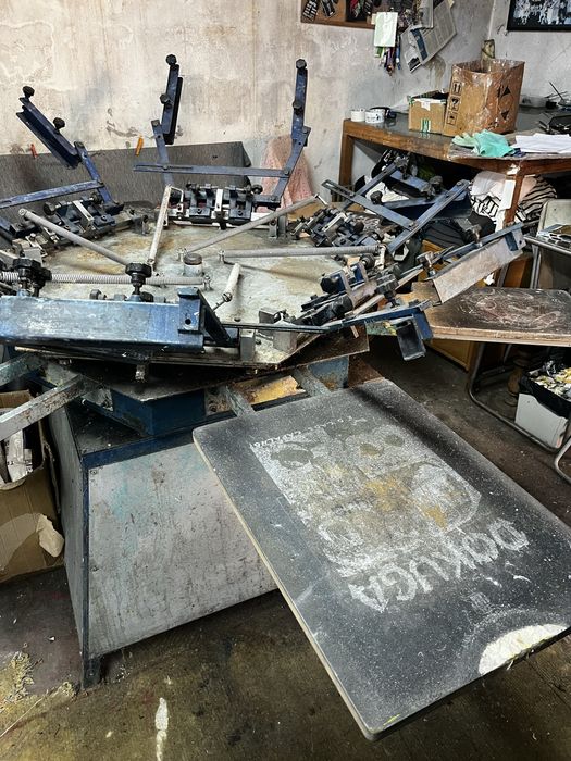 Maquina rotativa de serigrafia