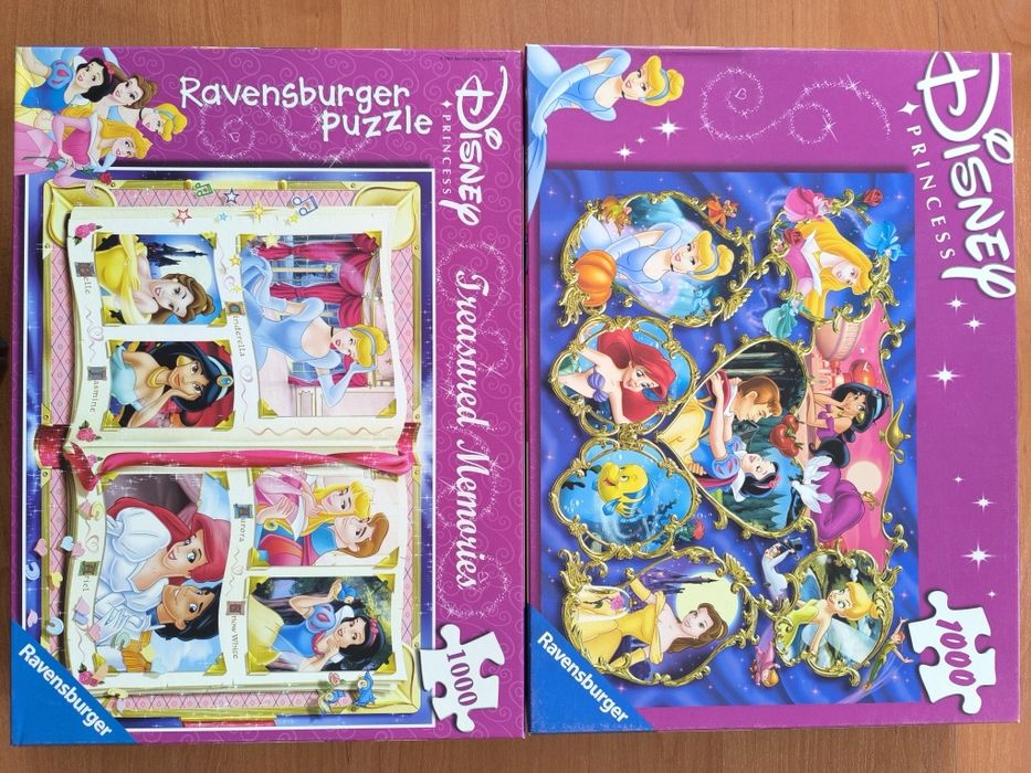 Puzzle zestaw 2x1000 Ravensburger Disney Princess