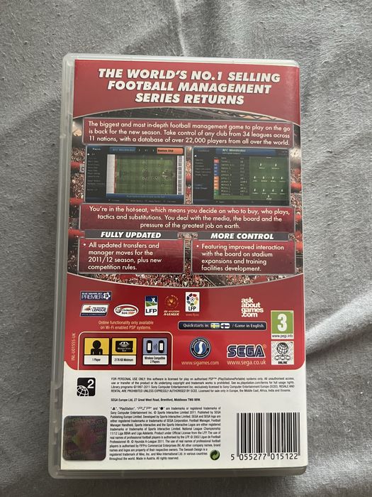 Football Manager 2012 PSP