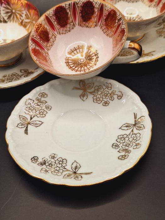 Zestaw filiżanek do kawy. 3szt Gareis Waldsassen Bavaria