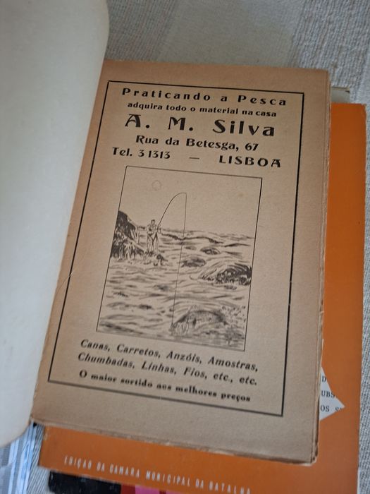 Manual antigo curioso de Pesca Desportiva de Água Doce