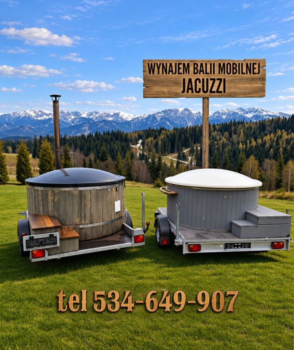 Balia jacuzzi mobilne wynajem